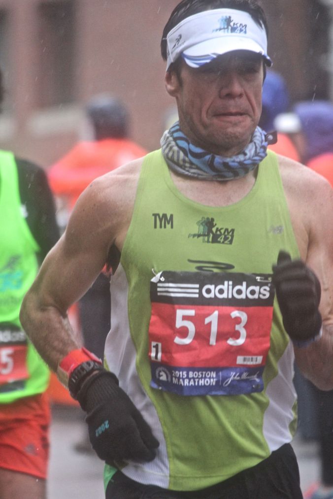 boston marathon april 20 2015 racer number 513 rain