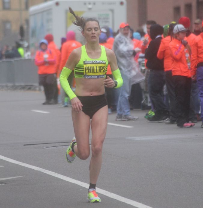 boston marathon april 20 2015 womens elite racers Jenni Phillips
