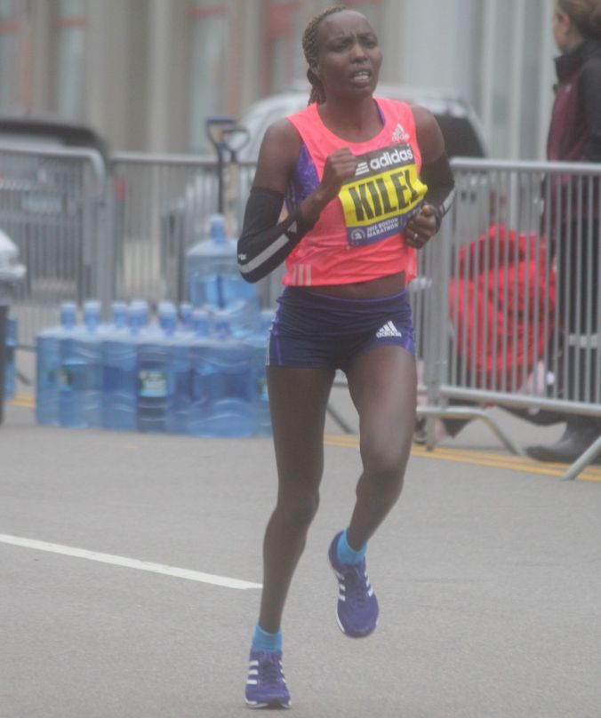 boston marathon april 20 2015 womens elite runner caroline kilel