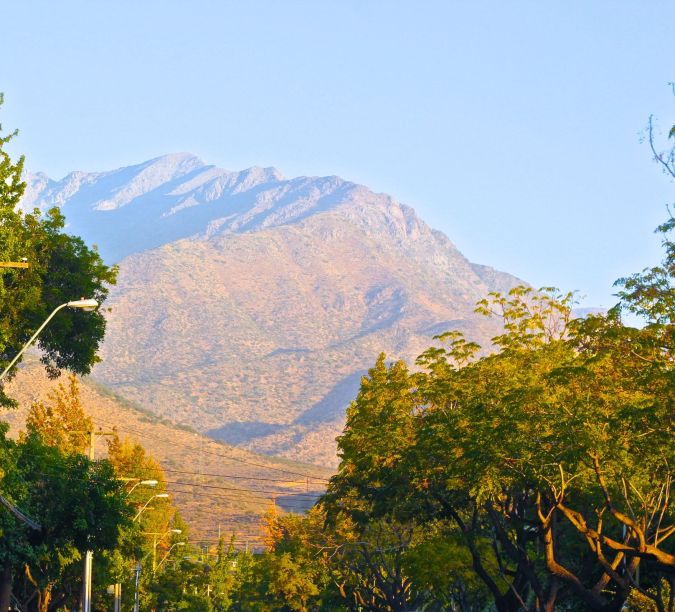 chile santiago andes view 2