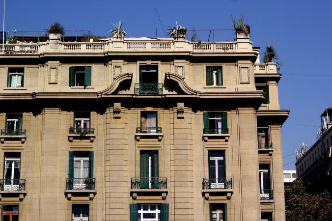 chile santiago plaza de armas apartment building
