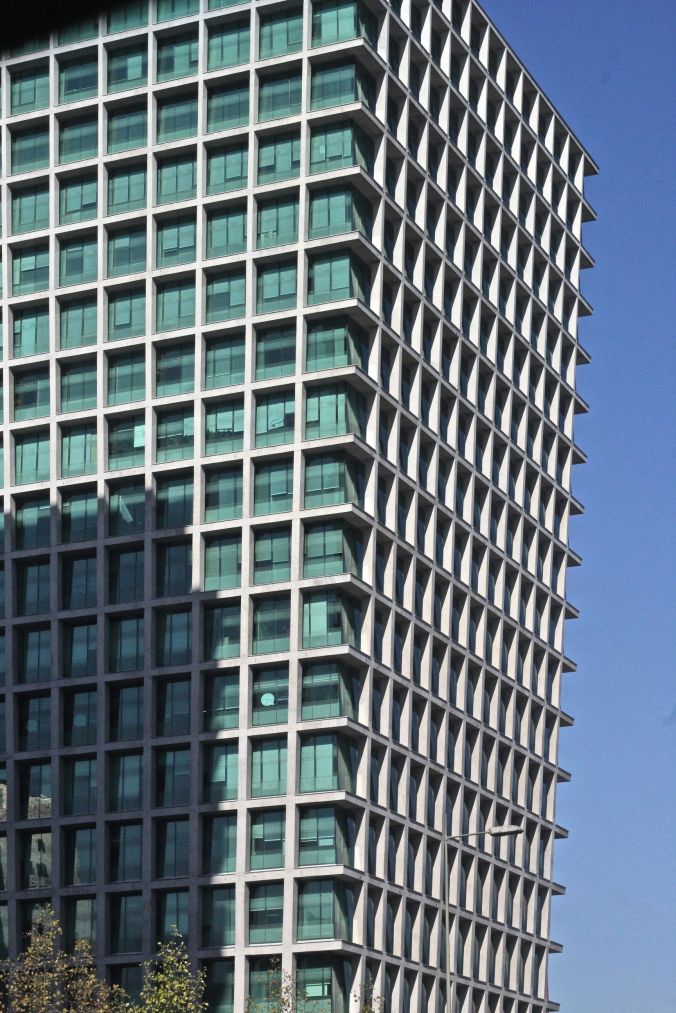 chile santiago trapezoid building