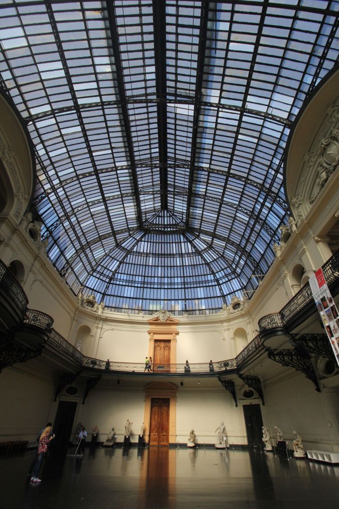 santiago chile bellas artes museum inside