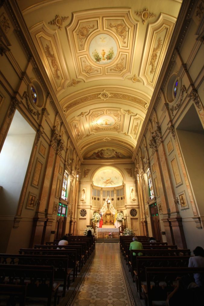 santiago chile plaza de armas cathedral chapel