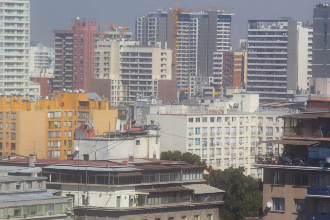 santiago chile santa lucia hill hill top view buildings 2