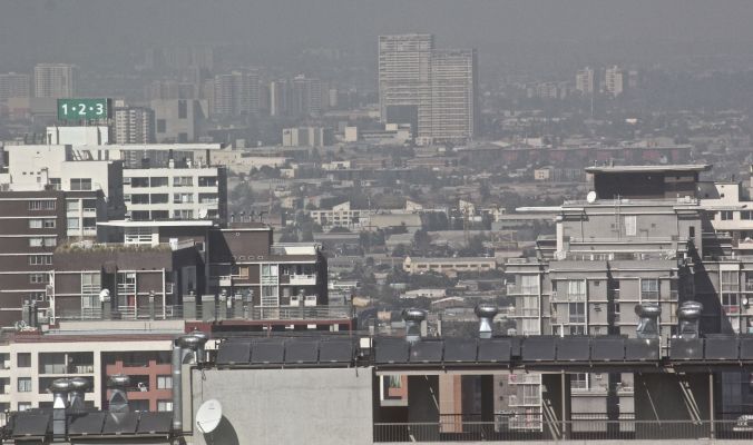 santiago chile santa lucia hill hill top view buildings 8