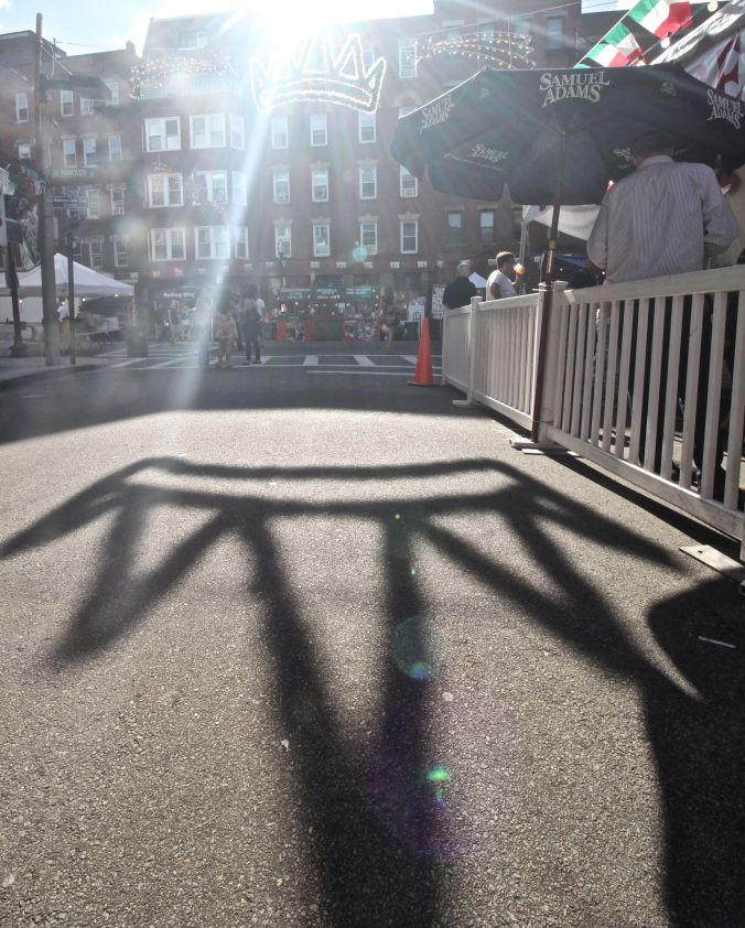 boston north end saint agrippina festival crown shadow 3