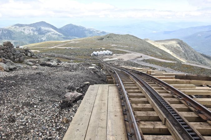 new hampshire presidential mountain range driving up mount washington 21
