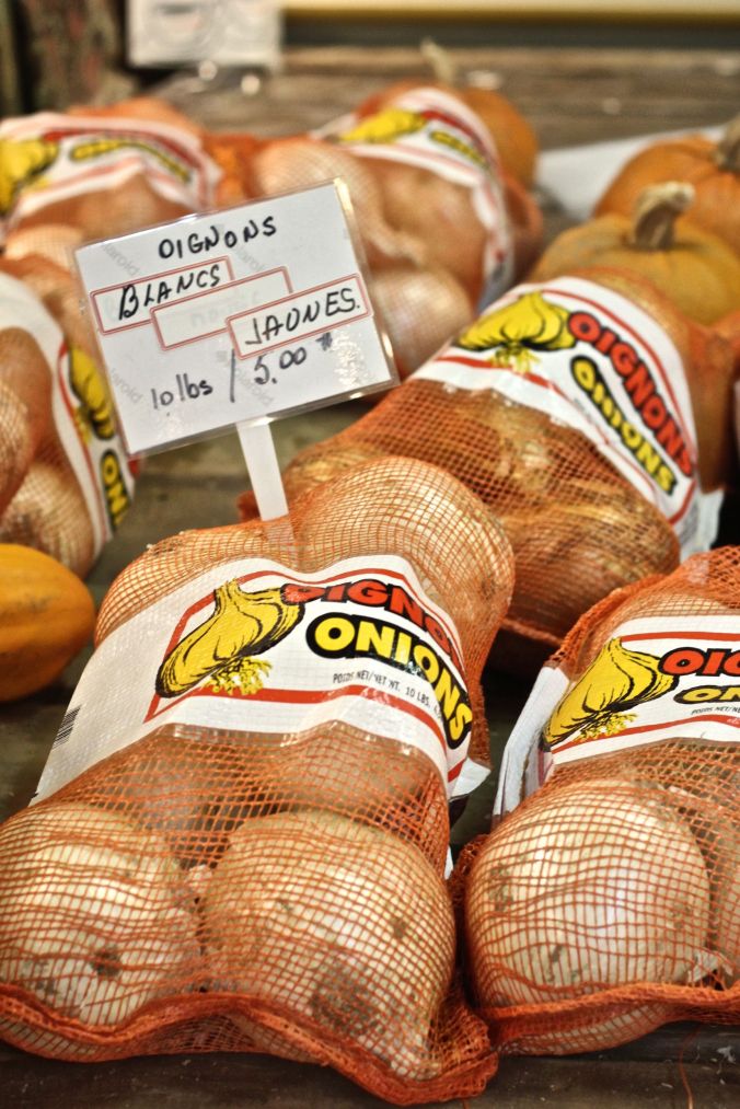 quebec city Marche du Vieux-Port de Quebec large onions