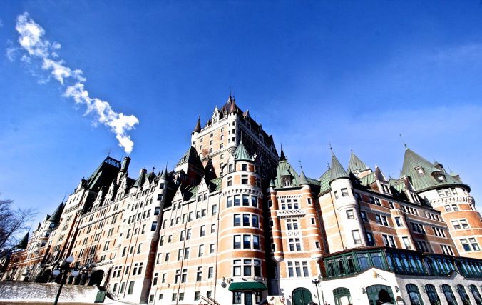 quebec quebec city chateau frontenac full view