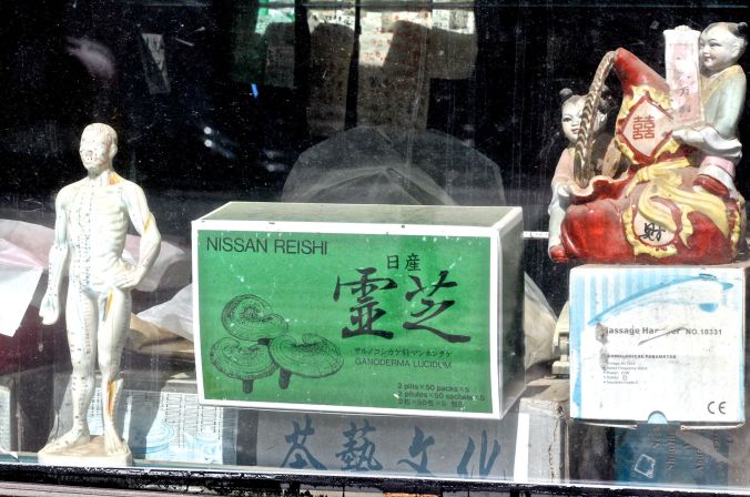 boston chinatown window display