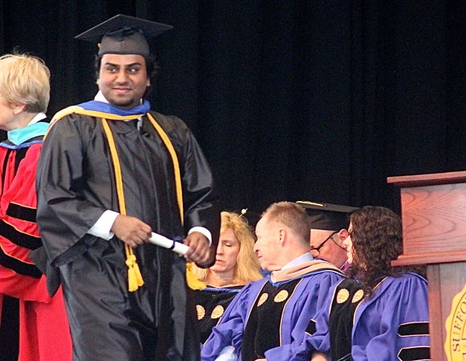 boston suffolk university graduation friend graduating