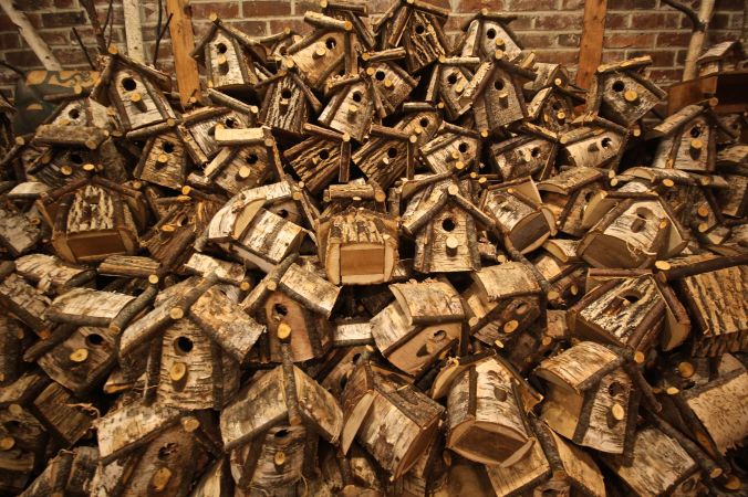 maine mount desert island bar harbor bird houses