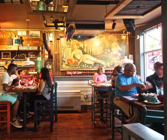 maine mount desert island bar harbor geddy's restaurant 1