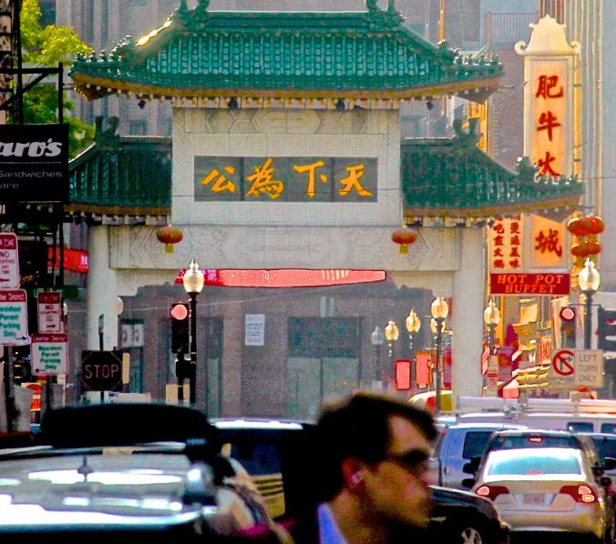 boston chinatown street view