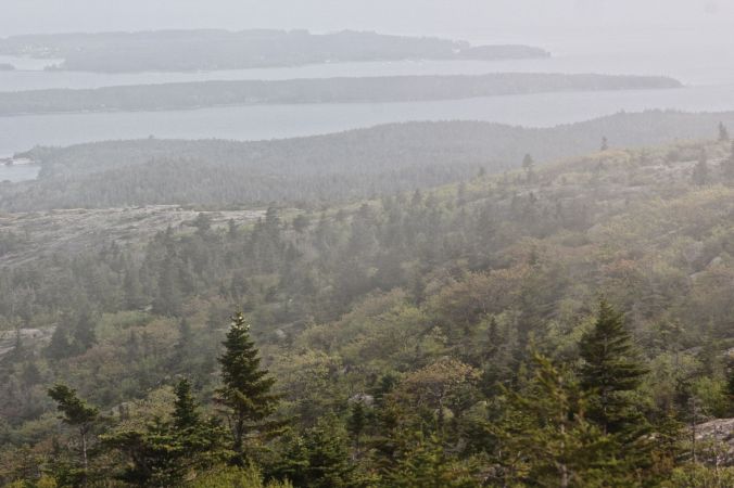 maine mount desert island cadillac mountain mist 3