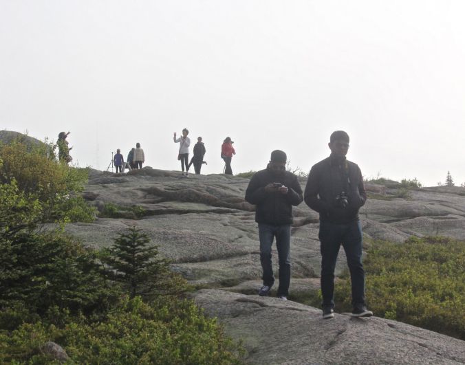 maine mount desert island cadillac mountain summit view