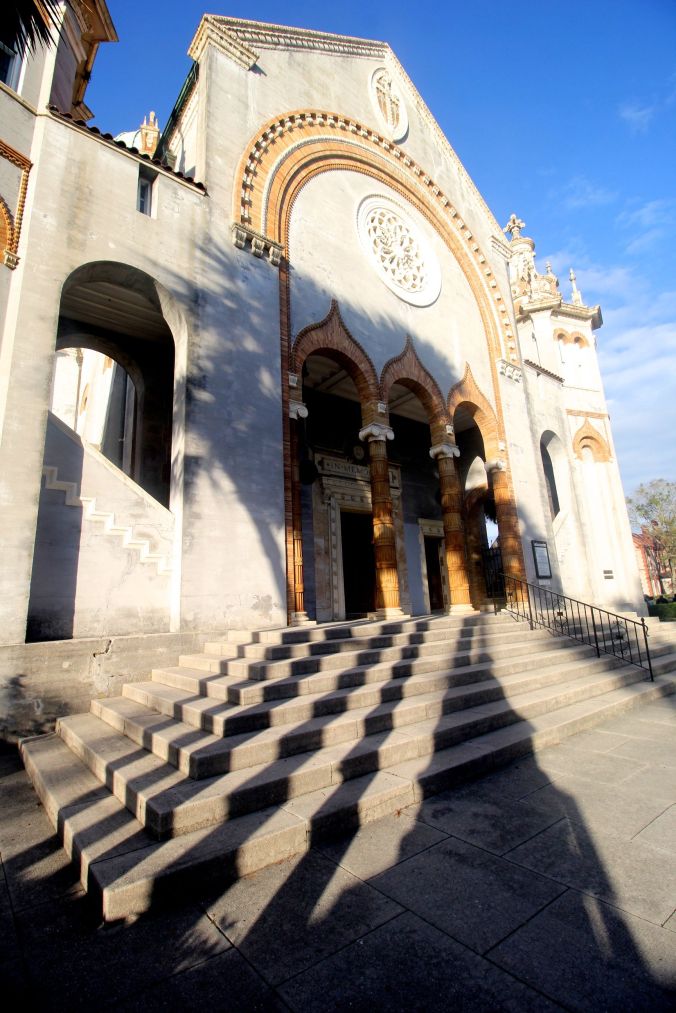 st augustine historical district greek church shadows