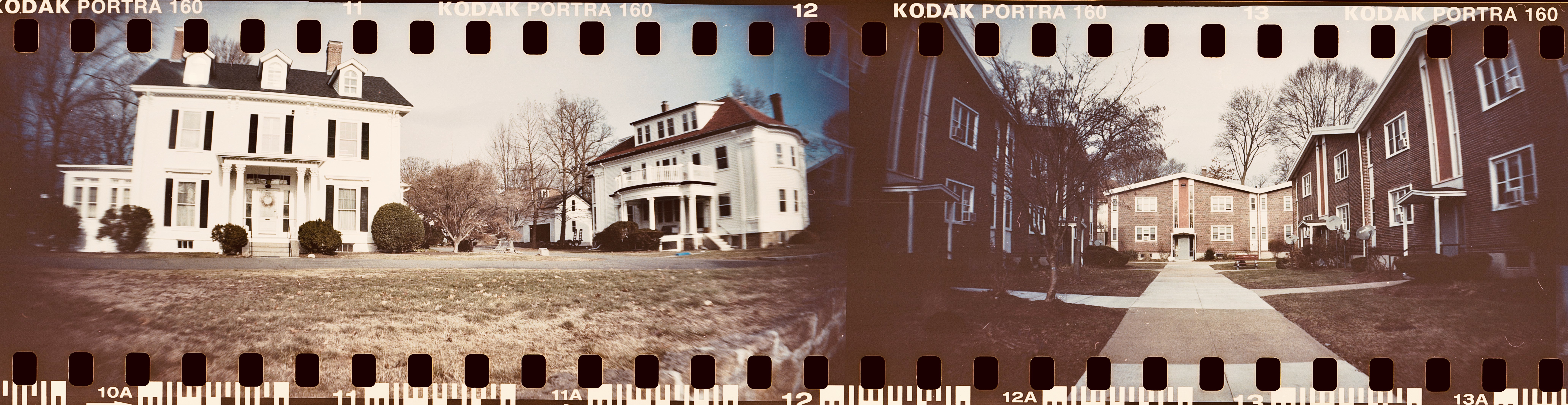 massachusetts jamaica plain houses jamaica pond double panorama portra 160
