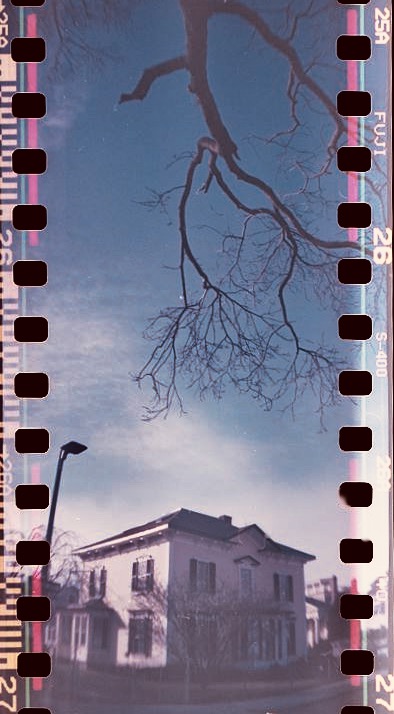 massachusetts jamaica plain jamaica pond house sprocket rocket photography fuji 400 sprocket holes 2